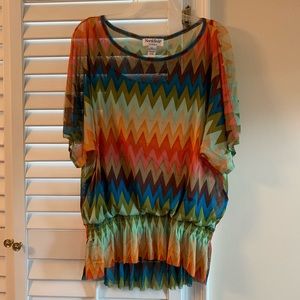 BOGO 🍁🍁Multi-color blouson top